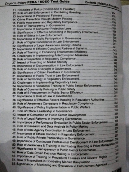 PERA and SDEO Recruitment Test Guide 2025