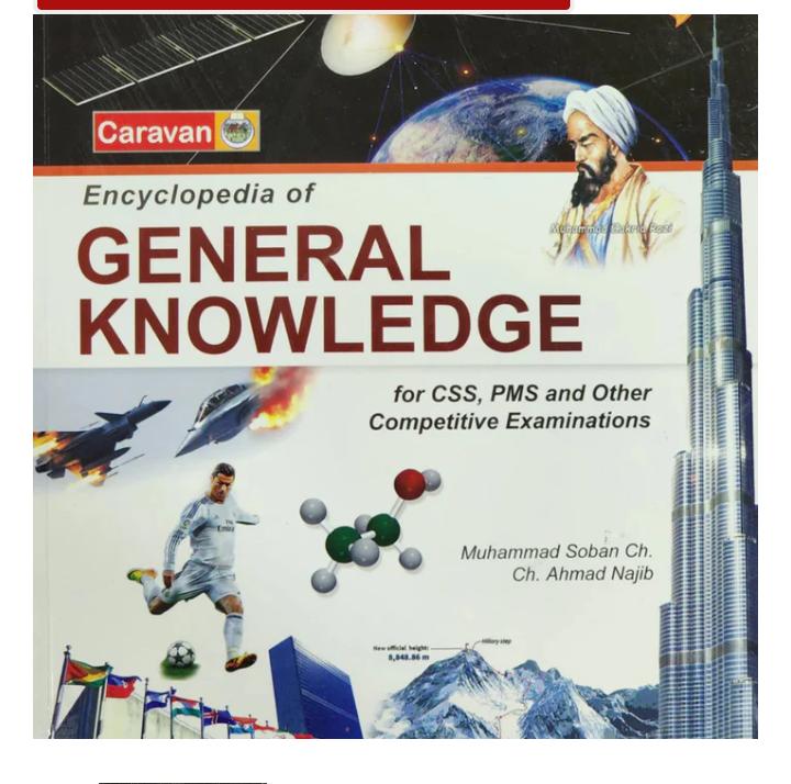 Encyclopedia of General Knowledge 2026 By Ch. Ahmad Najib
